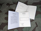 SS Nachrichtenhelferinnen Einsatzbuch "Soldbuch"