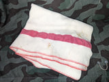 Original Pre War German Army Blanket 2 Red Stripe