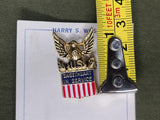 Coro Sweetheart in Service Sterling Pin on Original Card
