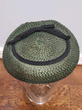French Albouy Straw Tilt Hat