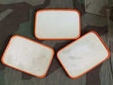 Personal Mirror w/ Orange Trim