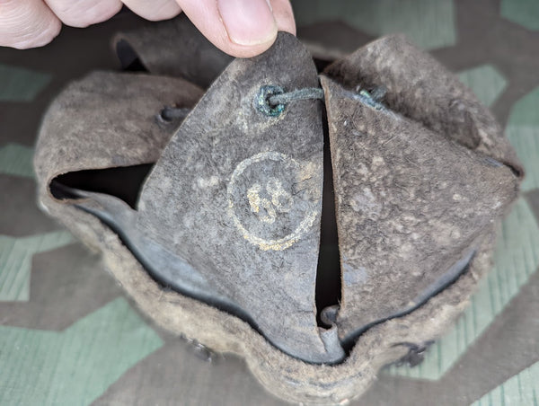 WWII Belgian Gendarmerie Helmet Named