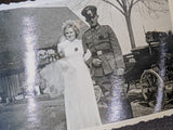 Lot of 4 Soldier's Wedding Photos