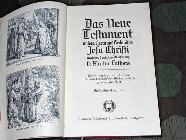 German Lutheran New Testament Bible 1939