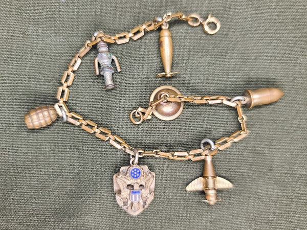 Army Charm Bracelet (Intricate Detail)