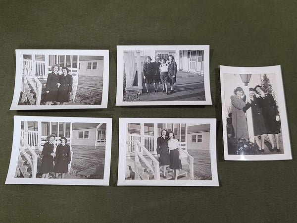Lot of 5 WWII Navy WAVES Photos Women in Uniform