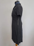 German Black Polka Dot Dress <br> (B-40" W-33" H-41")