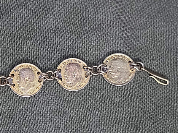 British India Coin Bracelet (Dates from 1912 to 1938)
