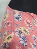 Pink Flower Long Sleeve Dress <br> (B-38" W-33" H-44")