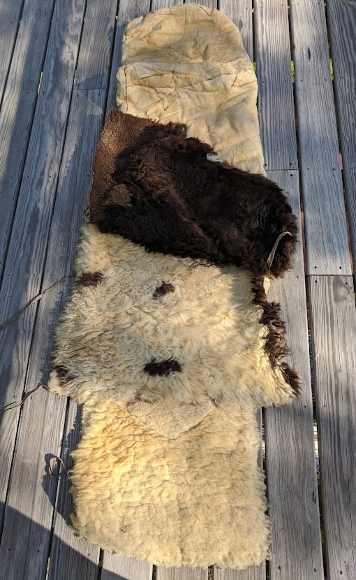 Sheepskin sleeping bag outlet