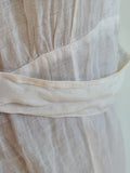 White Button Down Dress <br> (B-36" W-26" H-34")
