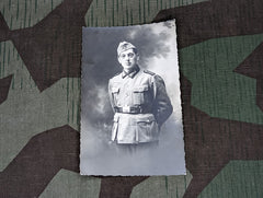 Enlisted Portrait Post Card France 1940