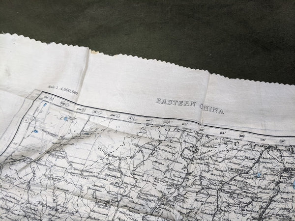 Original Silk Map of China