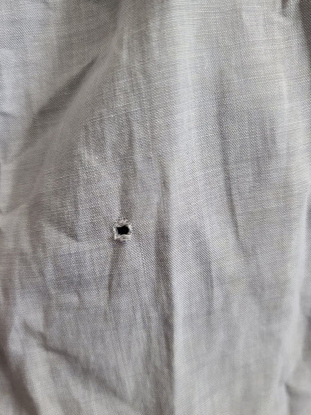 Gray Dress with Embroidered Ribbon <br> (B-37" W-28" H-42")