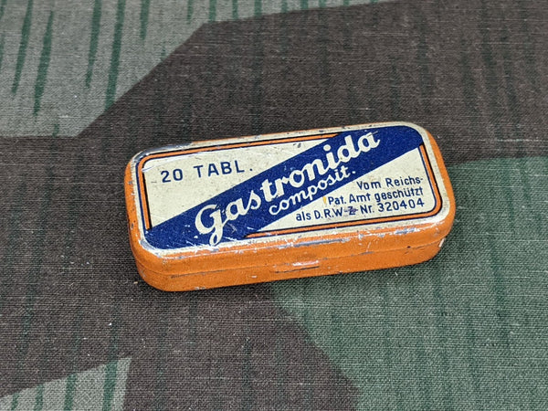 WWII German Gastronida Pill Tin DRWZ