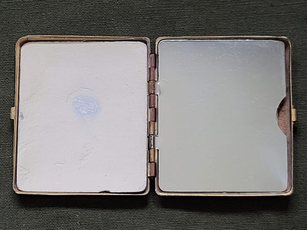 Small Green Art Deco Compact Annette