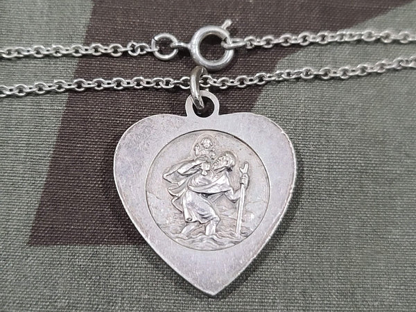 Ich Liebe Dich St Christopher Necklace