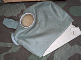 Volksgasmaske Luftschutz Gas Mask Hood Type w/ Box