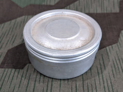 Vintage German Glass Lined Aluminum Container