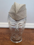 Navy WAVES Seersucker Garrison Cap (Size 21)