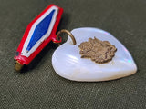 Mother of Pearl Army Pin
