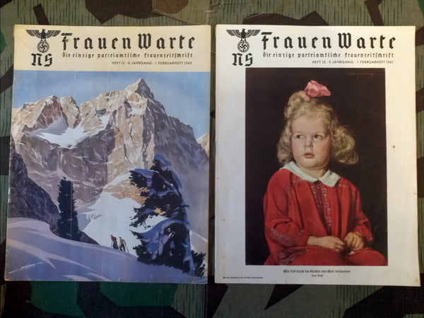 NS Frauen Warte Magazines - WWII German Propaganda