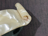 Celluloid Scroll Hair Clip