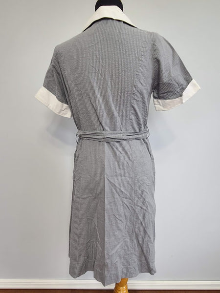 American Red Cross Gray Lady Short Sleeve Uniform Dress & Hat <br>(B-37" W-30.5" H-36")
