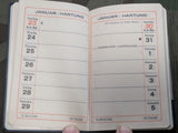 1938 Calendar / Day Planner with Feldpost Nr.