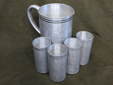 Aluminum Pitcher and Cup Set