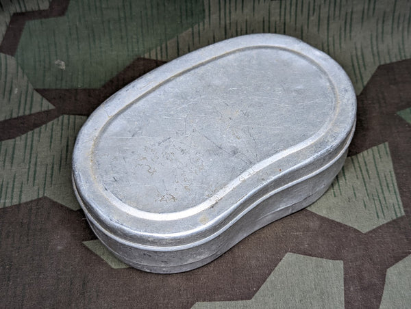 Slightly Dented Aluminum Bread Container
