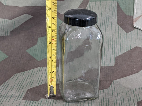 Period Glass Bottle with Bakelite Lid