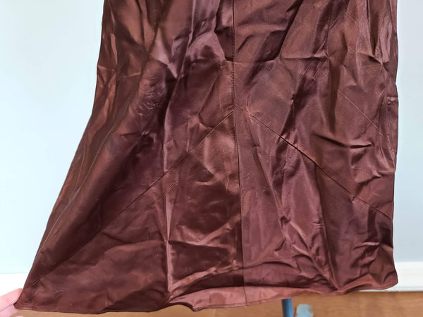 Reddish-Brown Slip (as-is) <br> (B-34" W-29" H-36")