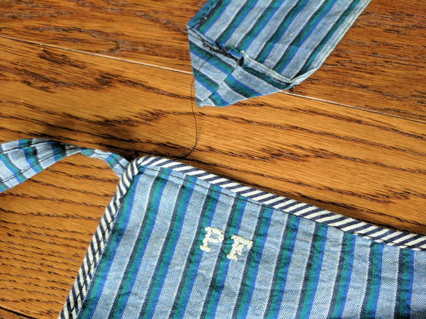 Blue Stripe Apron