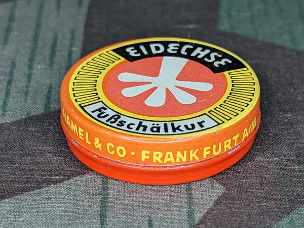 Eidechse Foot Salve Tin Post War