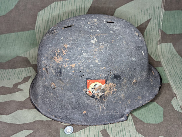 Camouflaged German Fire Helmet
