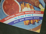 Wartime Meals Recipe Book 1942