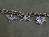 WWII Sweetheart Charm Bracelet