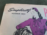 October 1944 Simplicity Prevue Catalog