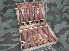 Original WWII German Full Box of 5cm Gr.W.36 Rounds 1943-4