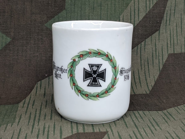 Vintage WWI German Iron Cross 1916 Tea Cup