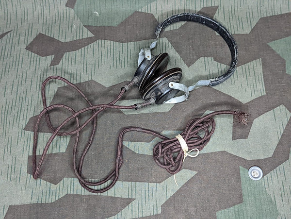 Dfh.f. 45 German Military Radio Headset No Plug