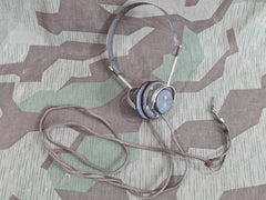 Original WWII German Telefunken D.R.G.M. Headphones (AS-IS)