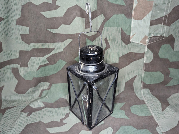 WWII German Luftwaffe Steel Candle Lantern