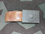 WWII German 1936 Aluminum Army Buckle 95%+ Original Paint