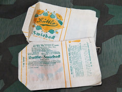 Original Pre-WWII German Zwieback Bread Paper Sales Bags