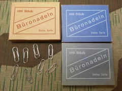 Original WWII-era German Büronadeln Paperclips