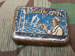 Original WWII-era German Schiffer Tobacco Tin