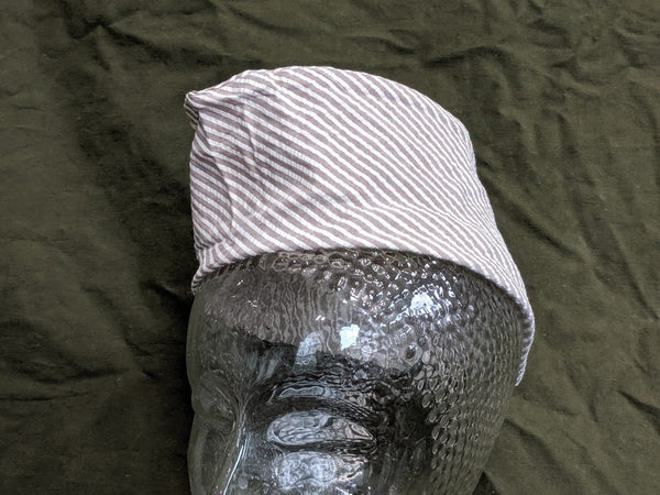 NOS 1944 Roll of 10 Seersucker Nurse Hats
