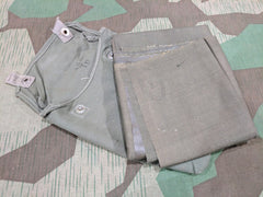 Original WWII German 1943 Gas Cape in Pouch